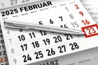 Deutscher Kalender Datum 23. Februar 2025 Sonntag