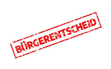 Stempel Bürgerentscheid